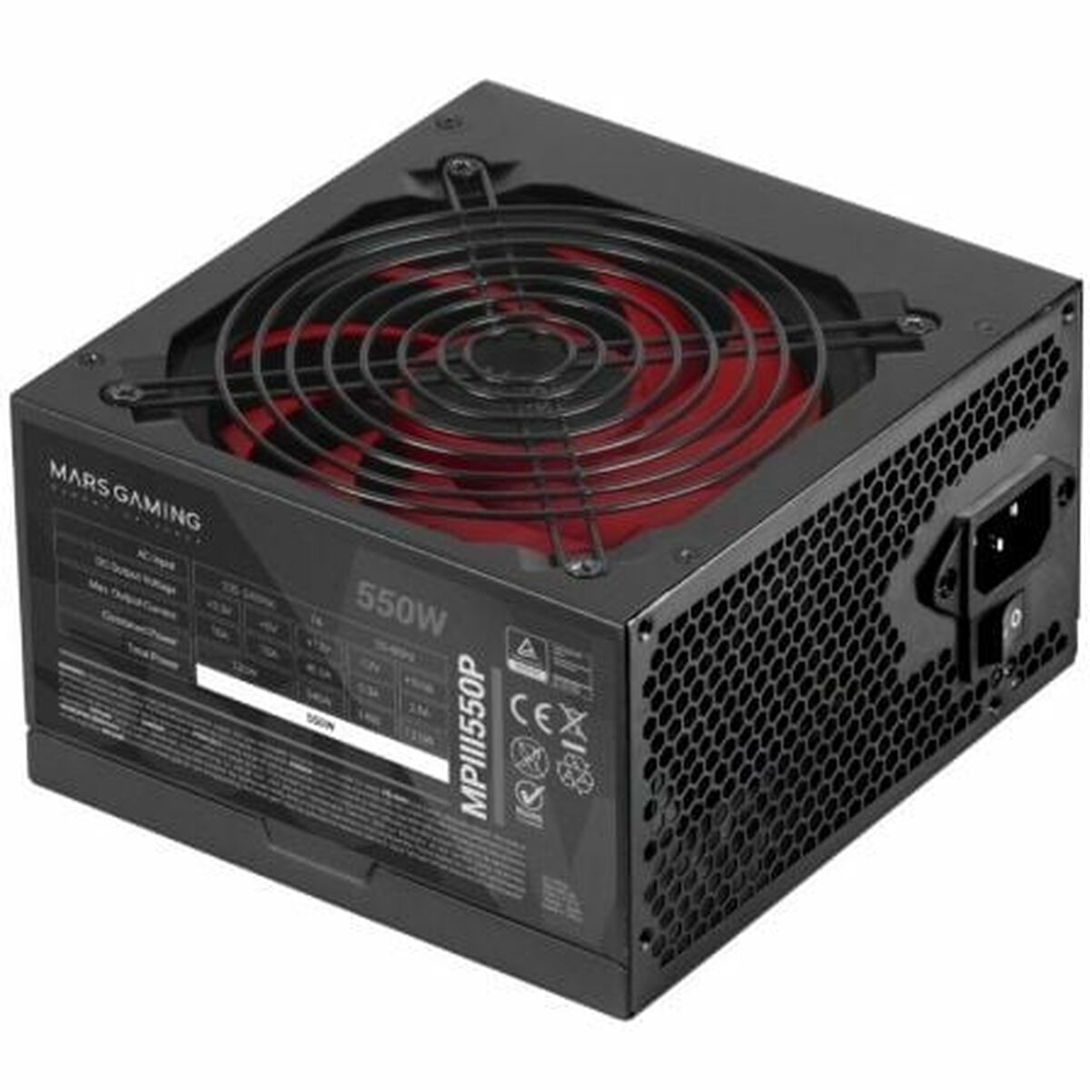 Fonte Di Alimentazione Mars Gaming Mpiii550p Atx 550 W