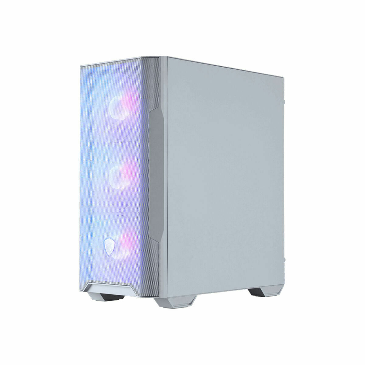 Case Computer Desktop Atx Msi 306-7g20w21-Hh9 Bianco Acciaio Vetro Temperato