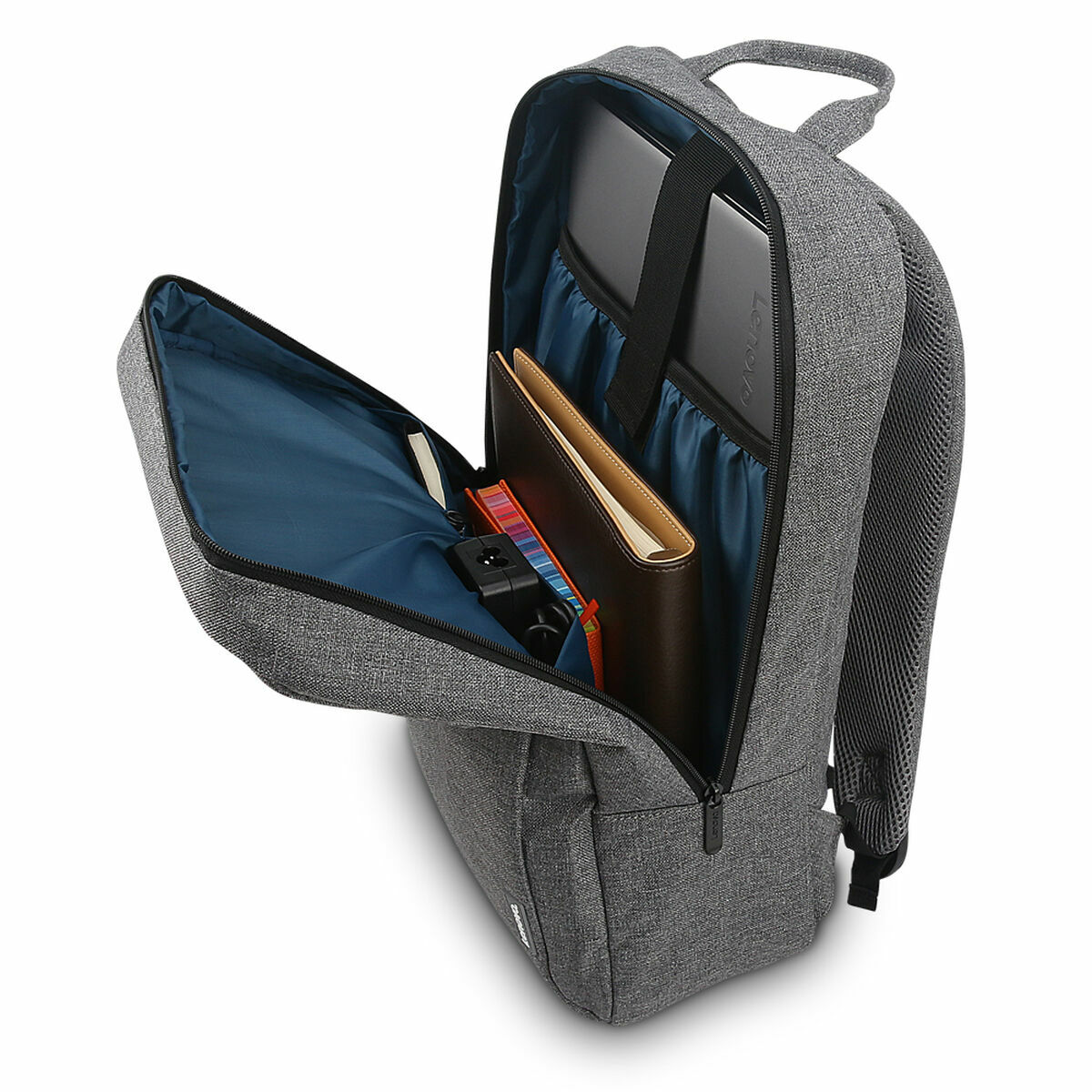 Zaino Per Portatile Lenovo Gx40q17227 Nero Grigio - Image 3