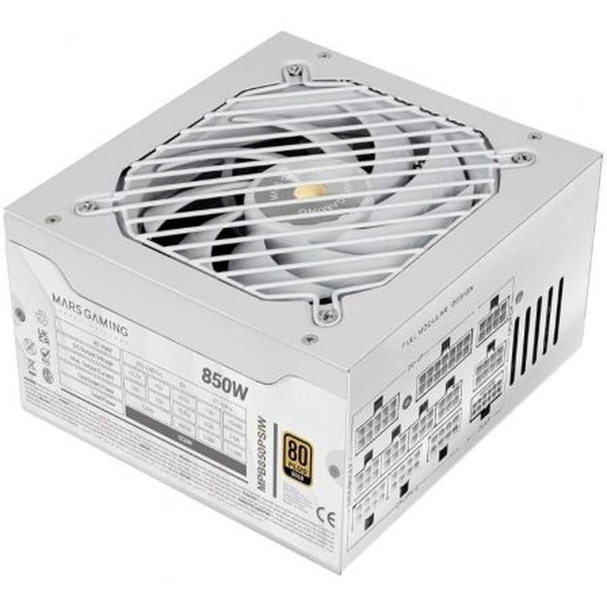 Fonte Di Alimentazione Mars Gaming Mpb850psiw Atx 850 W 80 Plus Gold