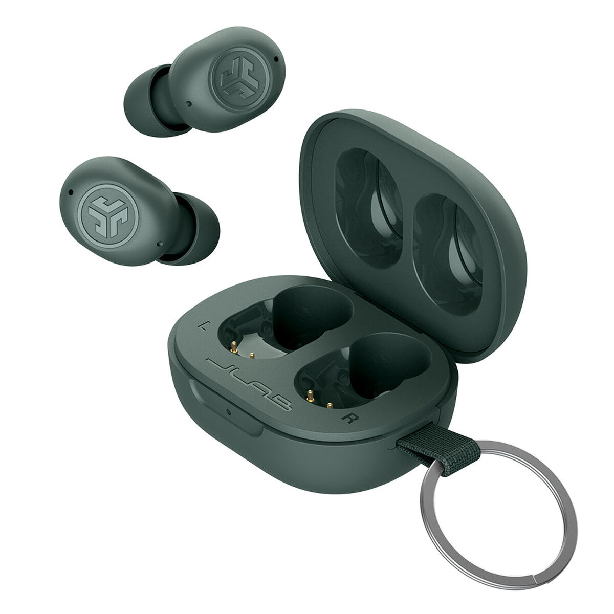 Auricolari Wireless Con Custodia Di Ricarica Jlab Ieuebjbminirsge124 Grigio - Image 3