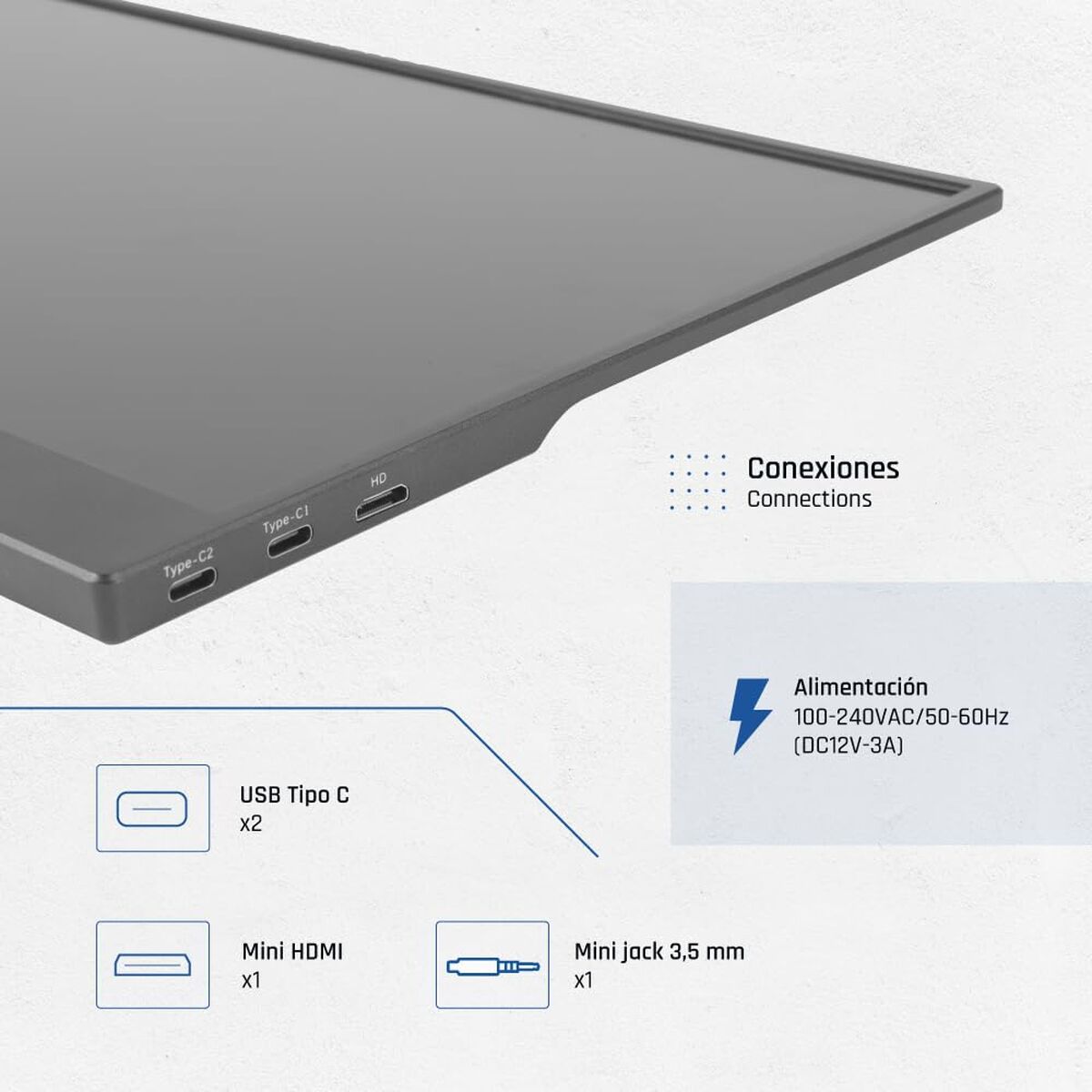 Monitor Portatile Iggual Igg319987 Full Hd 15,6" - Image 6