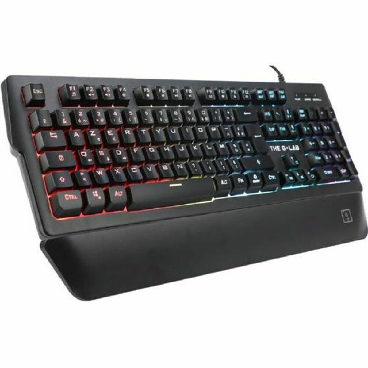 Tastiera Per Giochi The G-Lab Azerty Nero