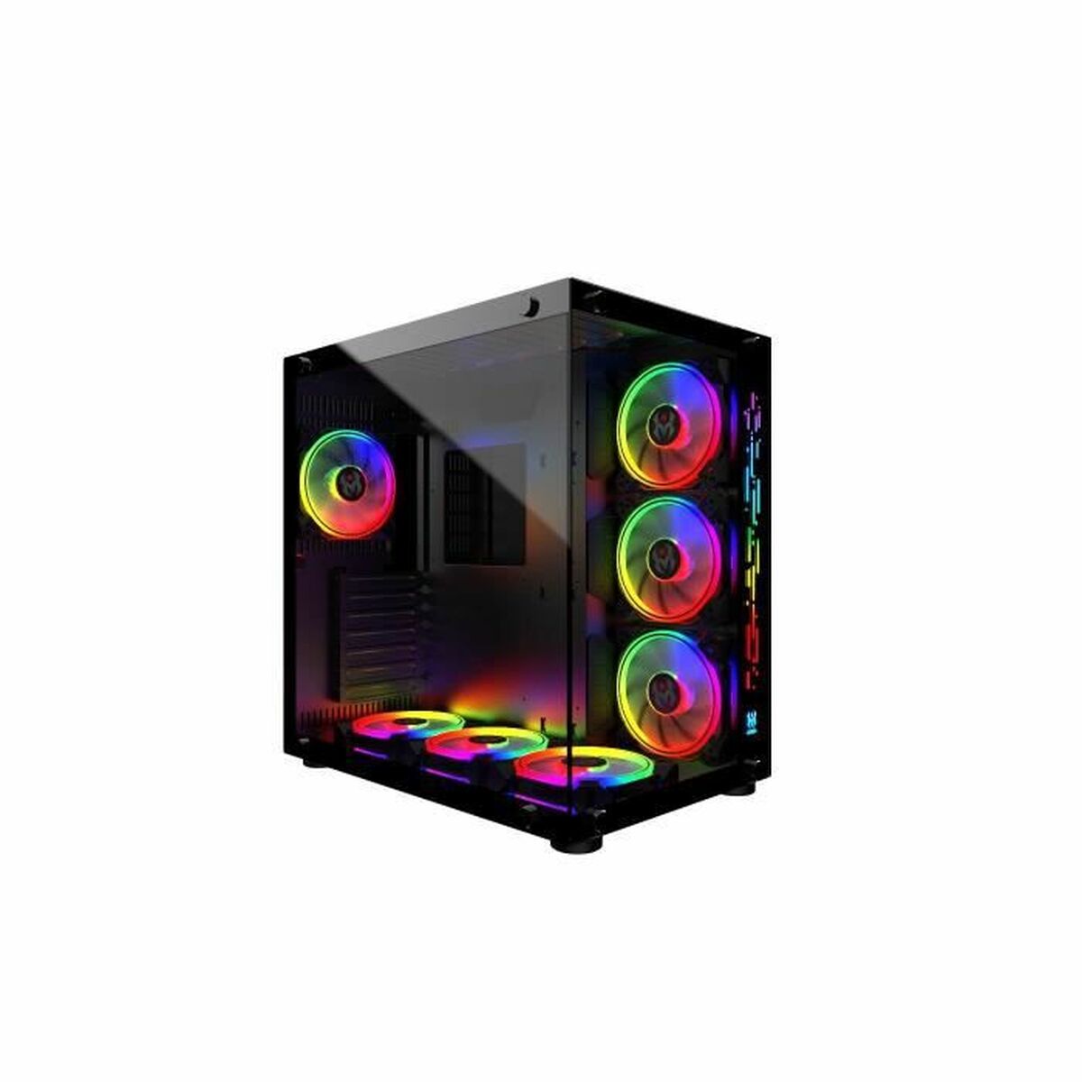 Case Computer Desktop Atx Mred Crystal Sea