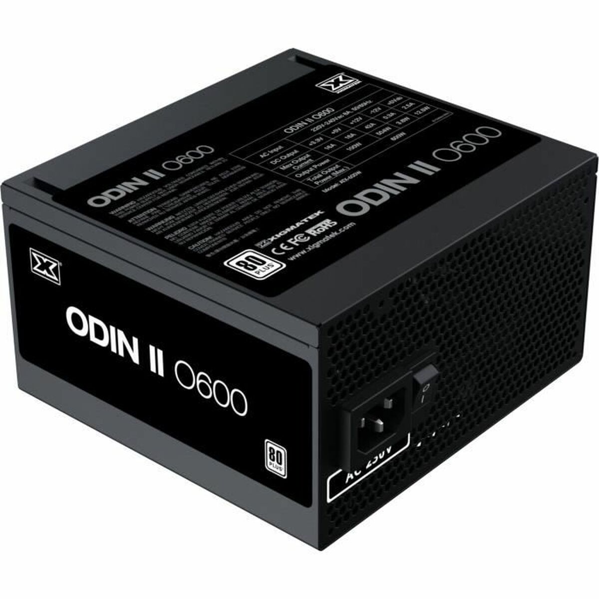 Fonte Di Alimentazione Xigmatek Odin Ii O600 80 Plus Atx 600 W