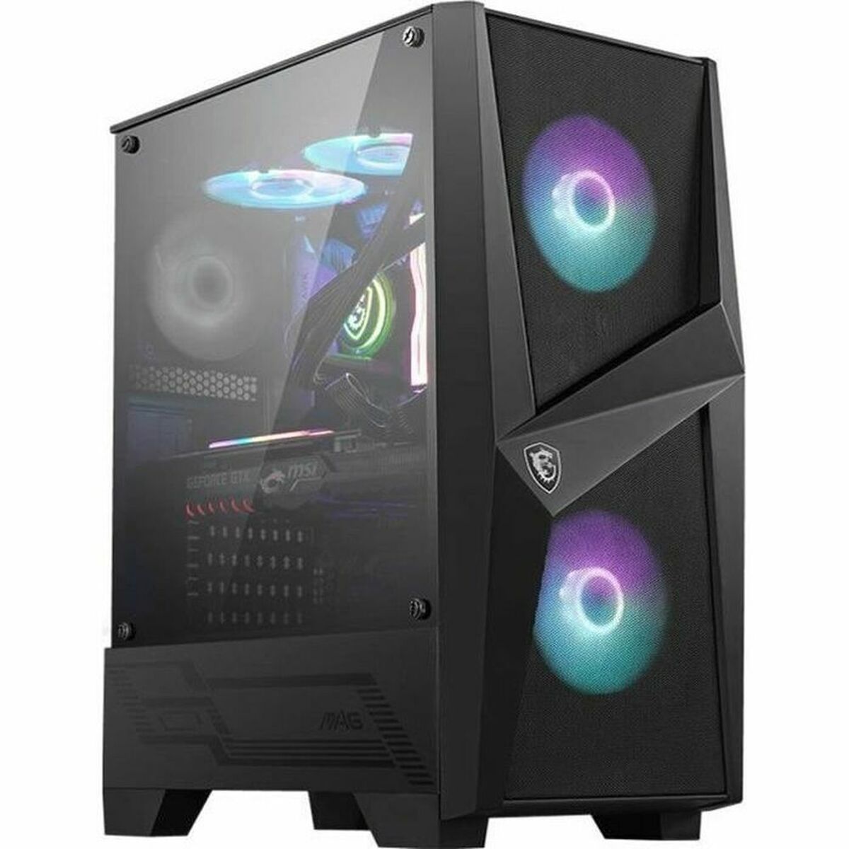 Case Computer Desktop Atx Msi Mag Forge 100m Nero