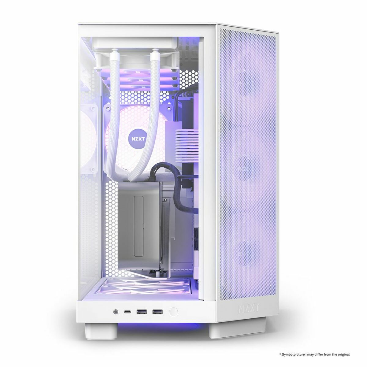 Case Computer Desktop Atx Nzxt CC-H61fW-R1 Bianco - Image 3