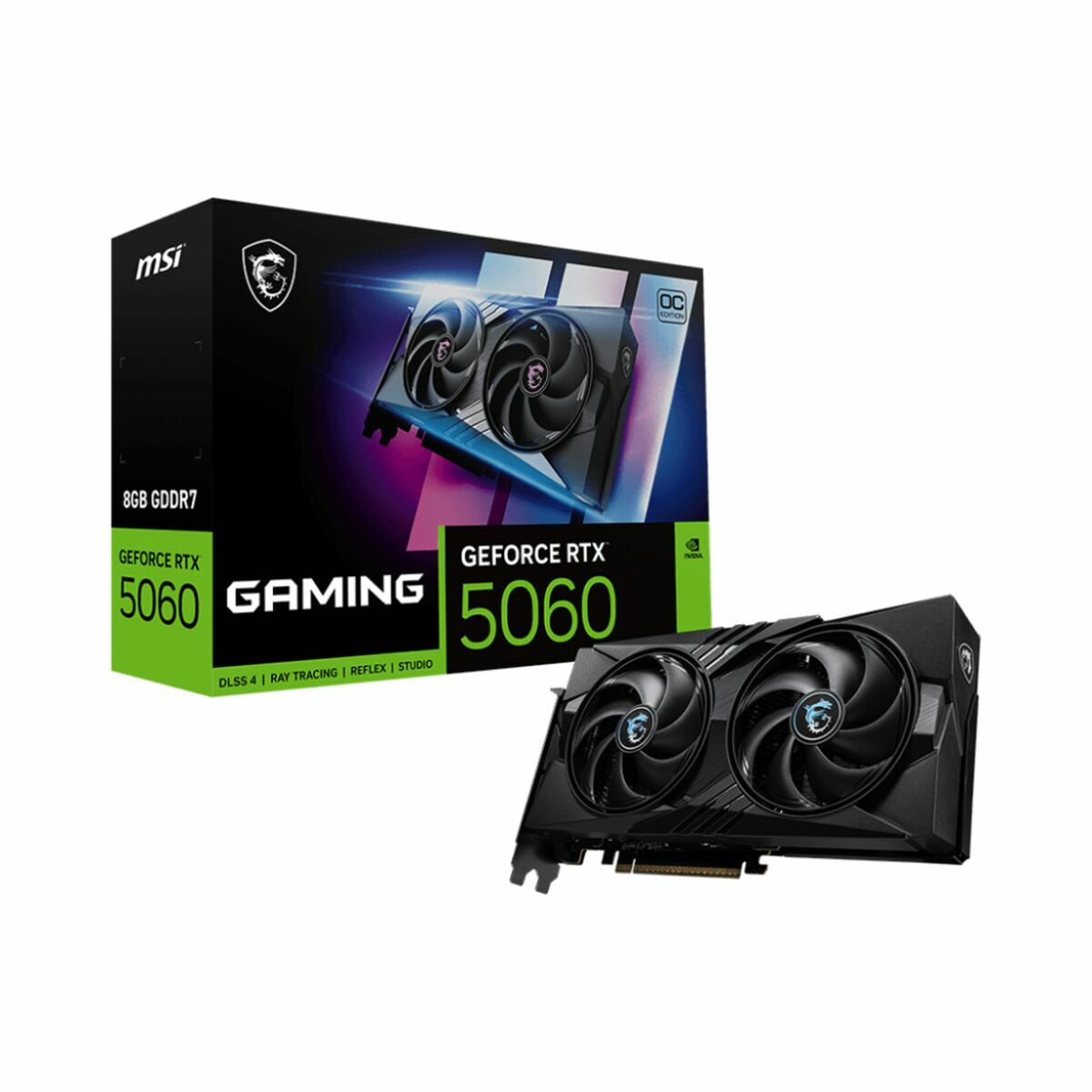 Scheda Grafica Msi 912-V537-005 Geforce Rtx 5060 8 Gb Gddr6x Gddr7
