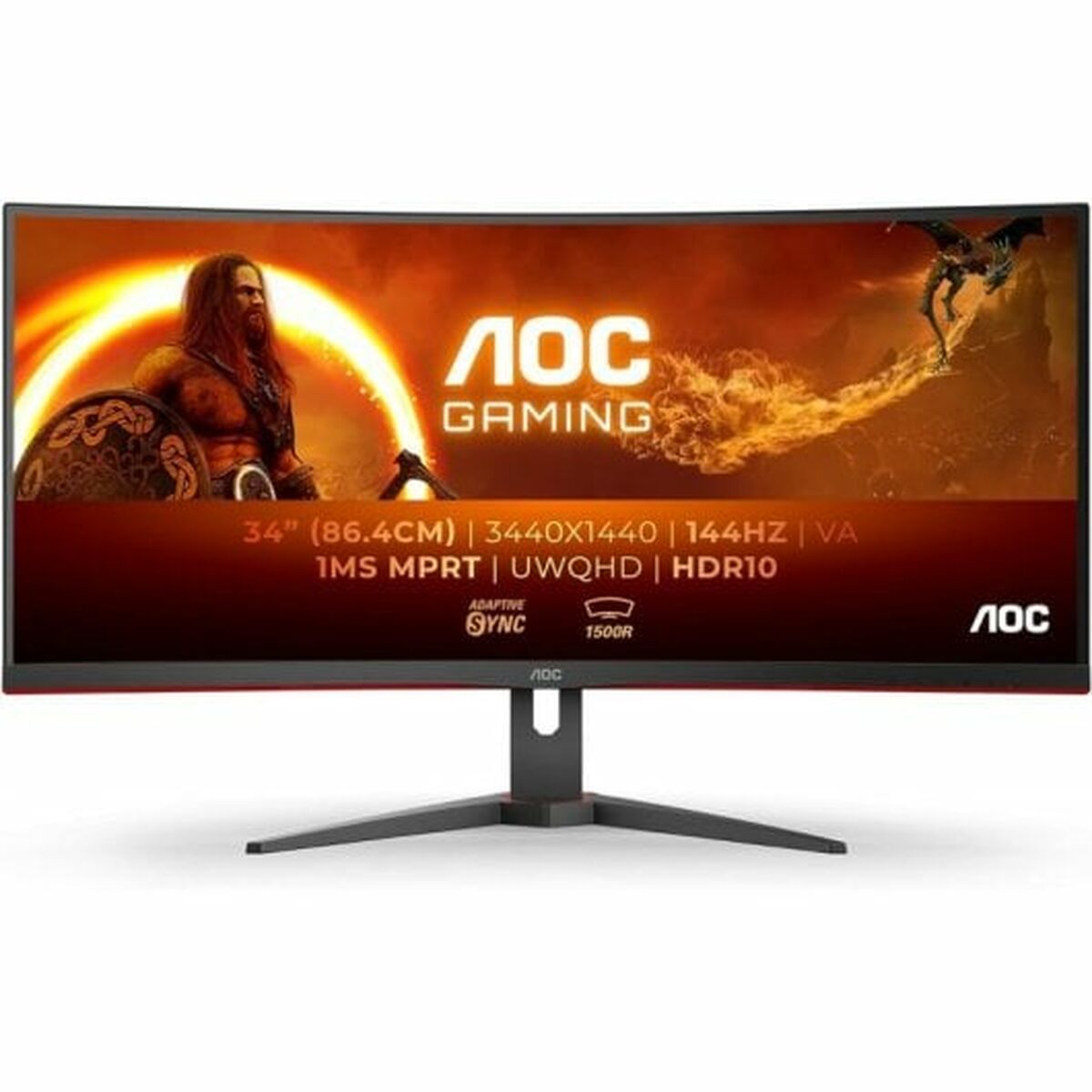 Monitor Aoc Cu34g2xe/bk 34"