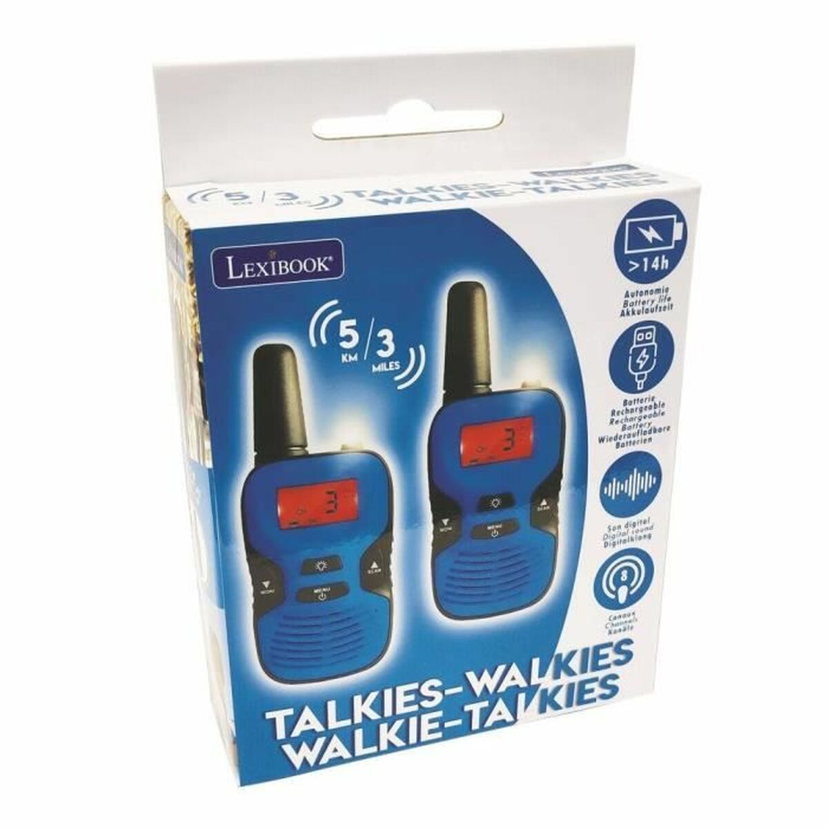 WalkiE-Talkie Lexibook Tw43 Monitor Azzurro - Image 5