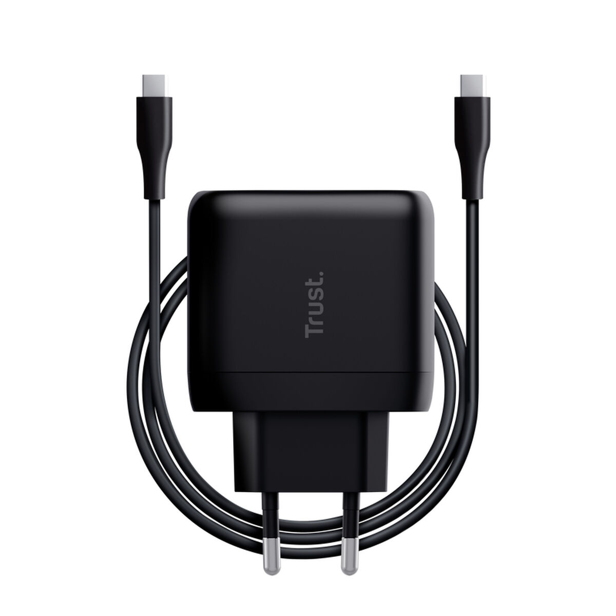 Caricabatterie Da Parete + Cavo UsB-C Trust Maxo Nero 65 W
