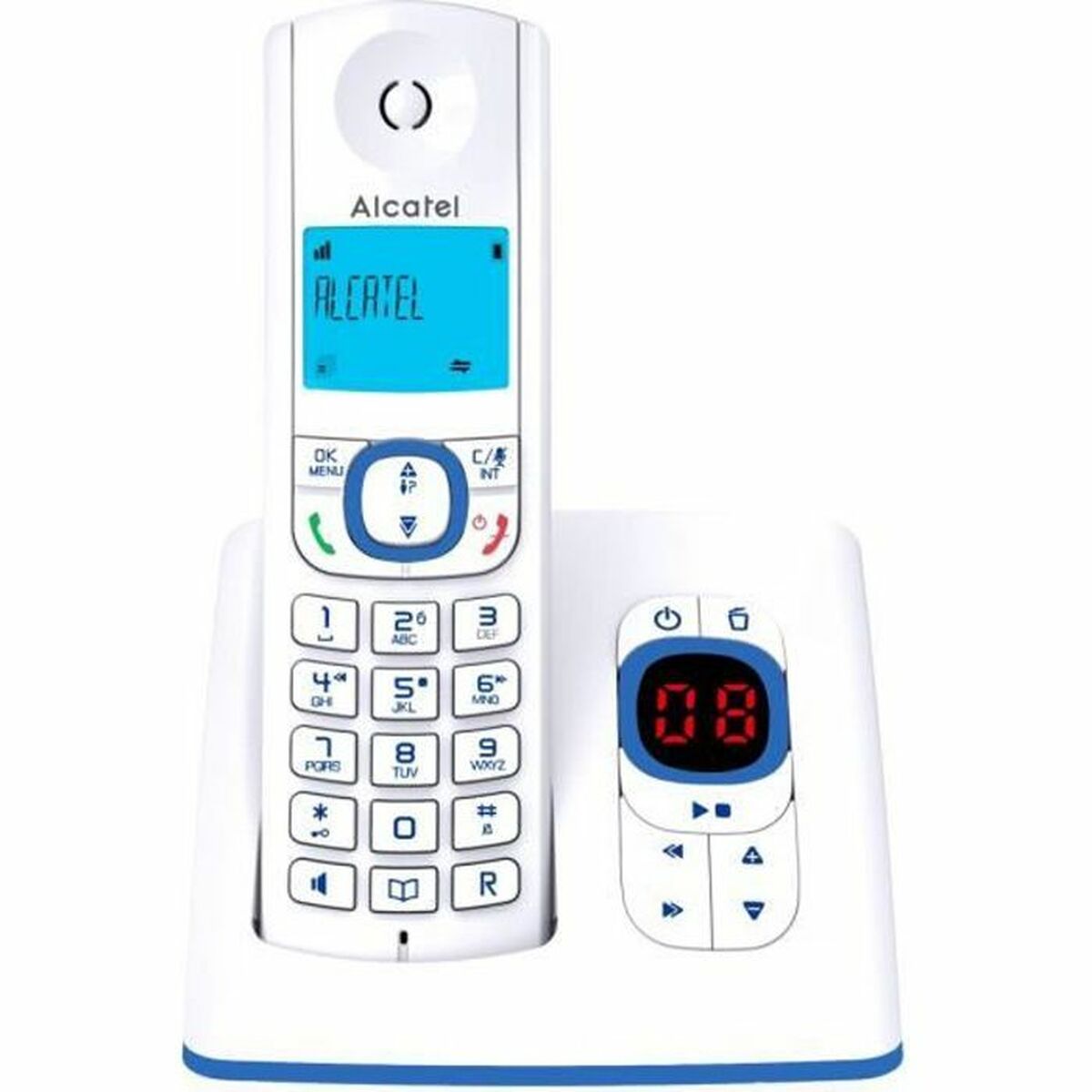 Telefono Fisso Alcatel Alcatel F530 Voice Fr Blu Azzurro Azzurro/bianco