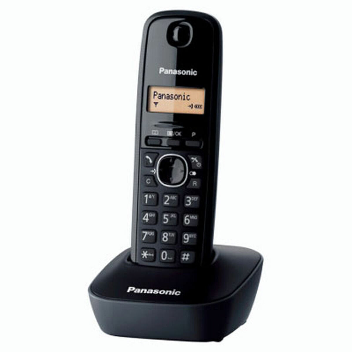 Telefono Senza Fili Panasonic Tg1611black Nero Ambra