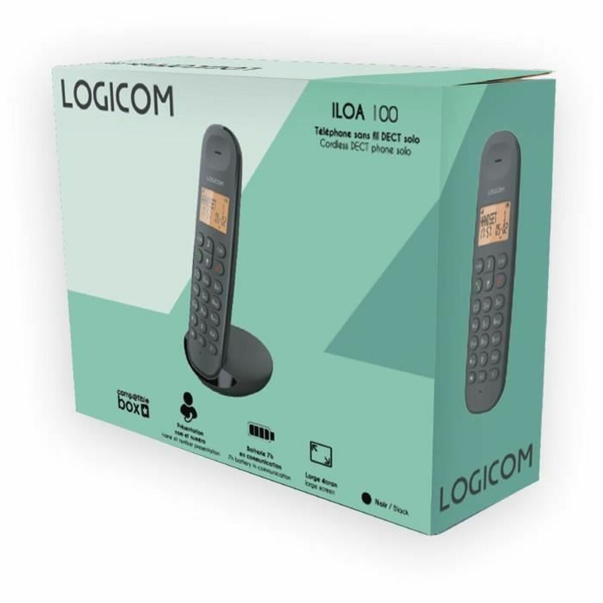 Telefono Senza Fili Logicom Iloa 150 Solo Grigio - Image 5