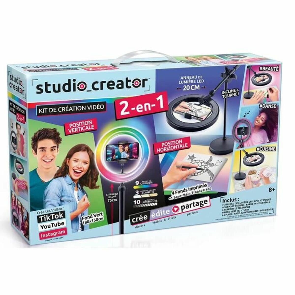 Set Da Disegno Canal Toys 2 In1 Video Studio (fr)