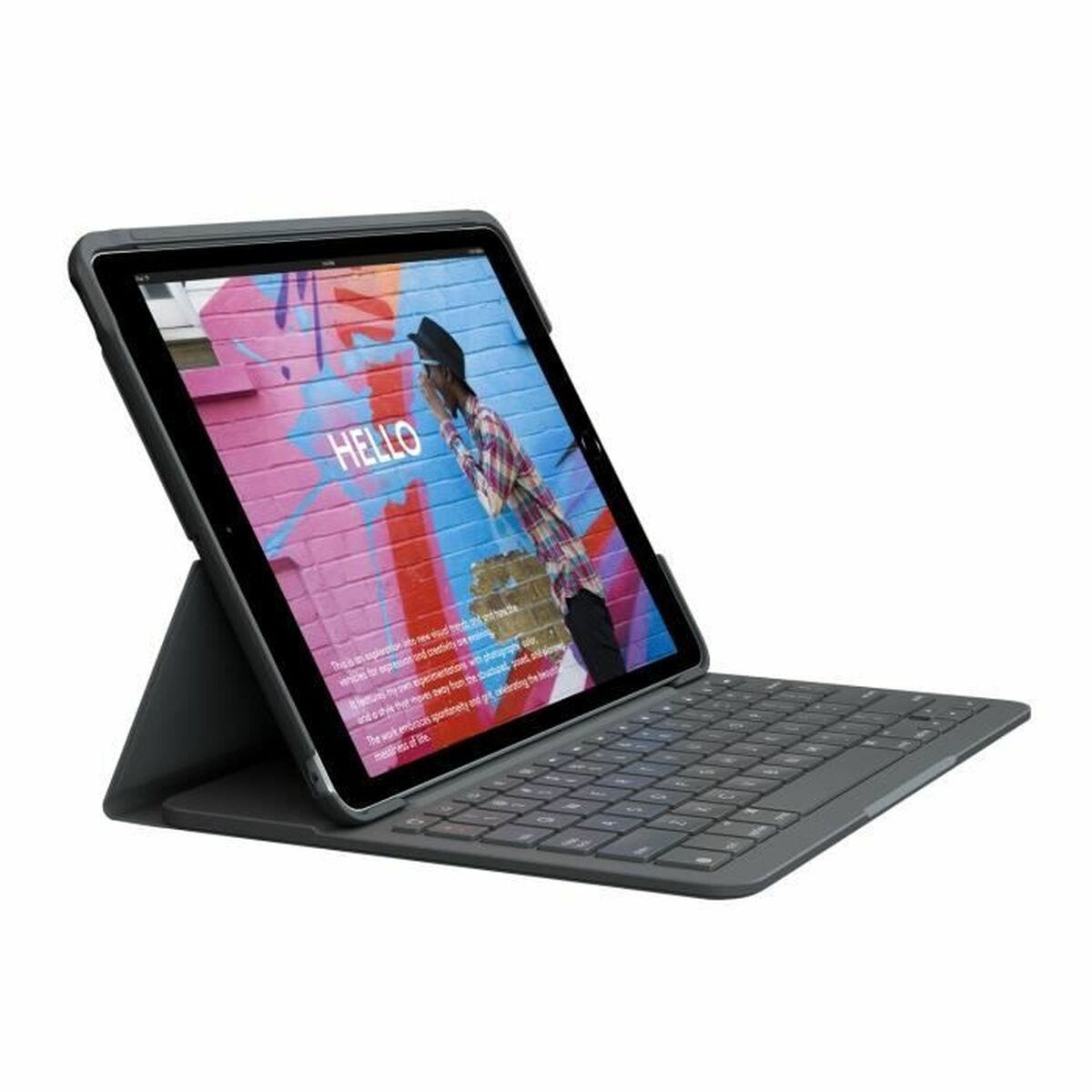 Custodia Per Tablet Logitech Slim Folio Grafite Azerty