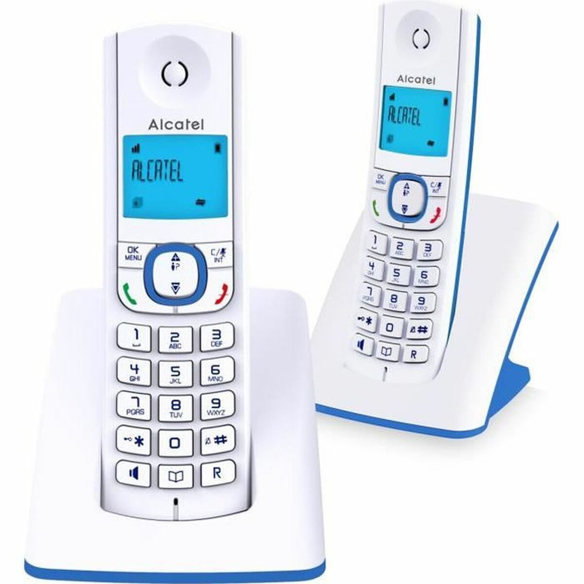 Telefono Fisso Alcatel F530 Duo Azzurro Azzurro/bianco