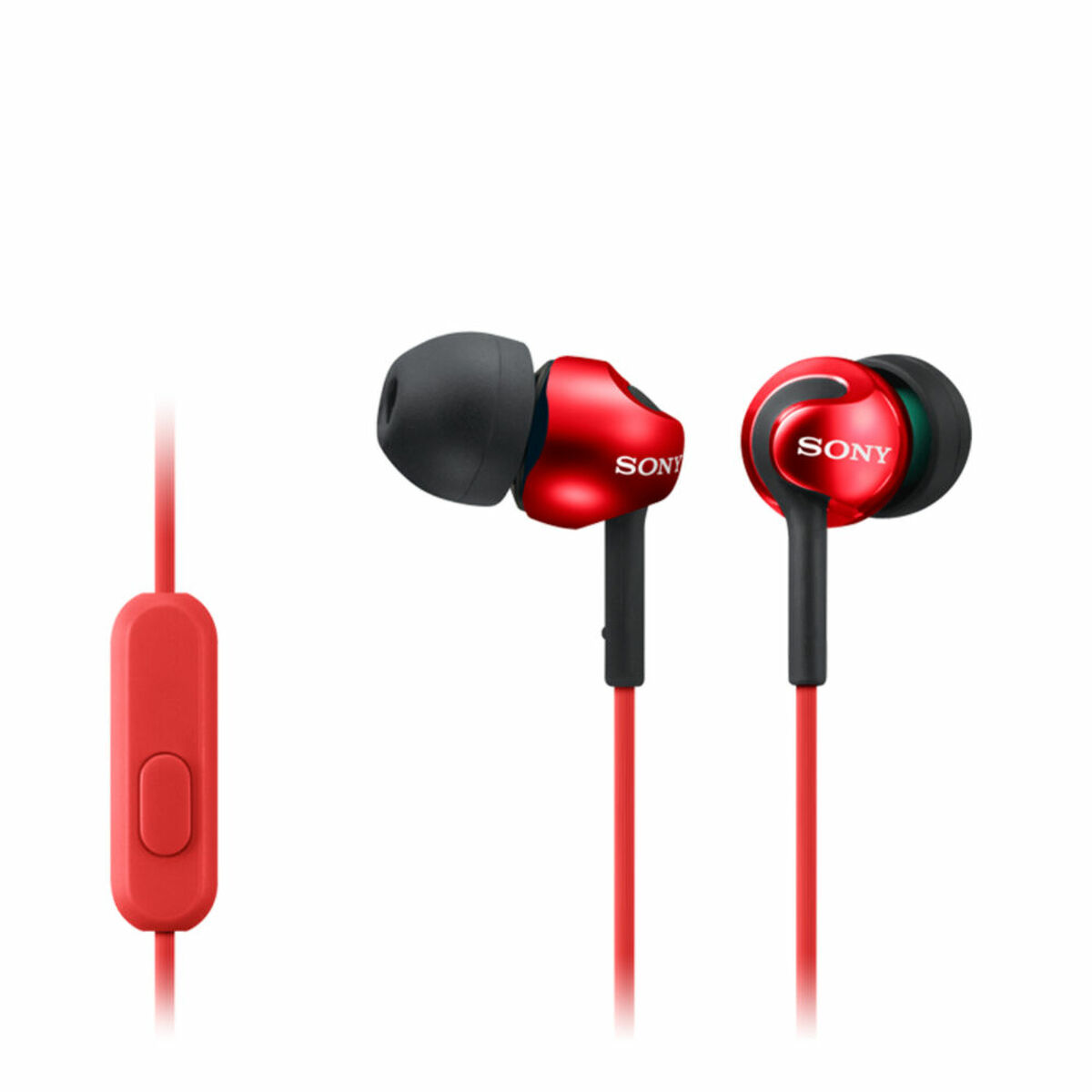 Auricolari Con Microfono Sony MdR-Ex110ap Rosso