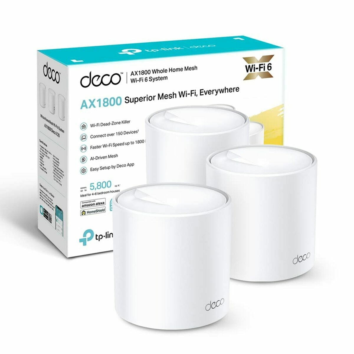 Punto D'accesso TP-Link Deco X20(3-Pack) - Image 3