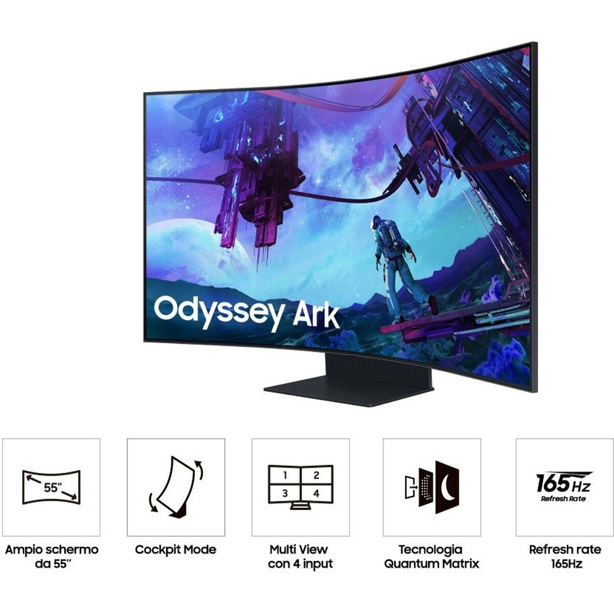Monitor Samsung Odyssey Ark S55cg970nu 4k Ultra Hd 55" - Image 5