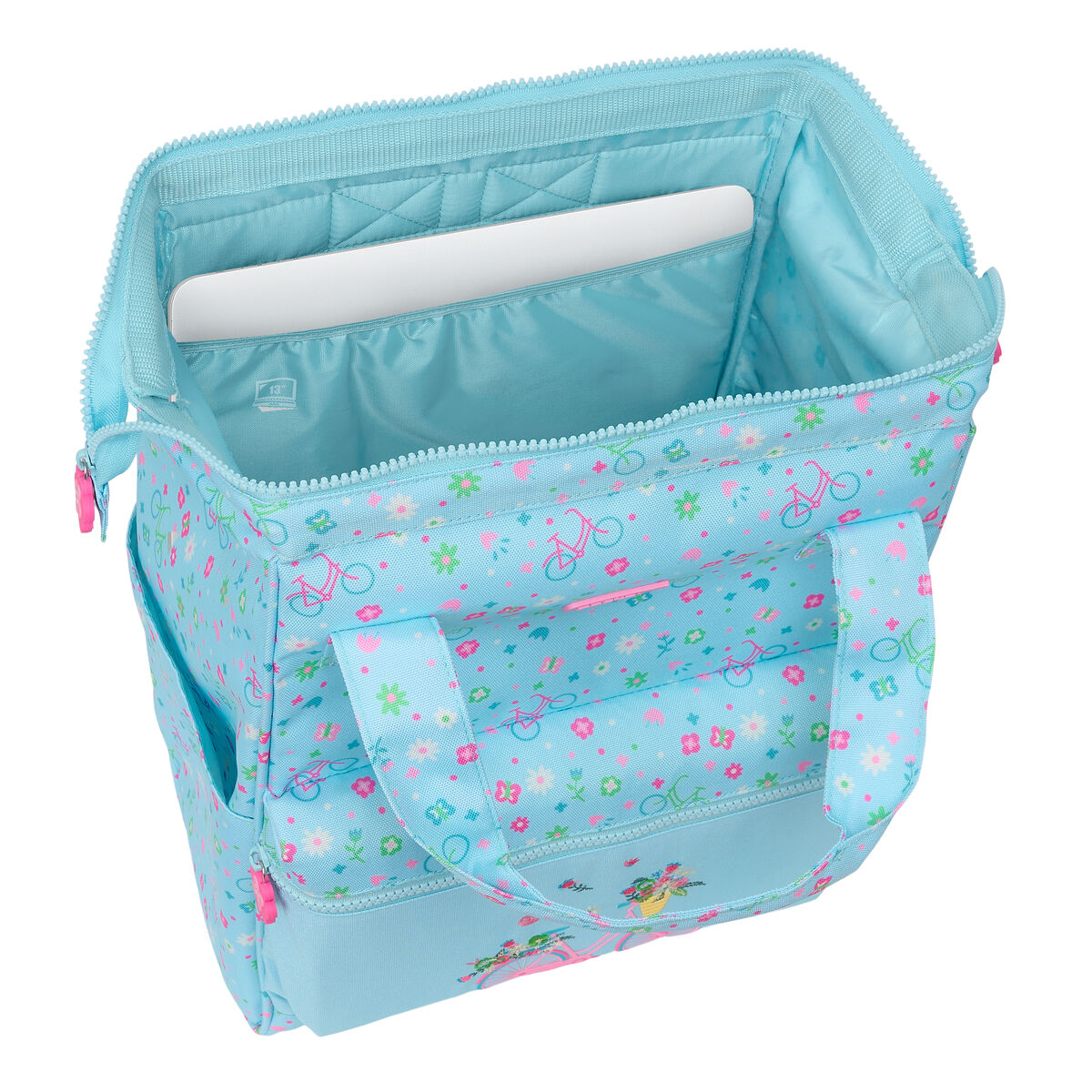 Zaino Per Portatile Safta Safta Azzurro 27 X 40 X 19 cm - Image 3