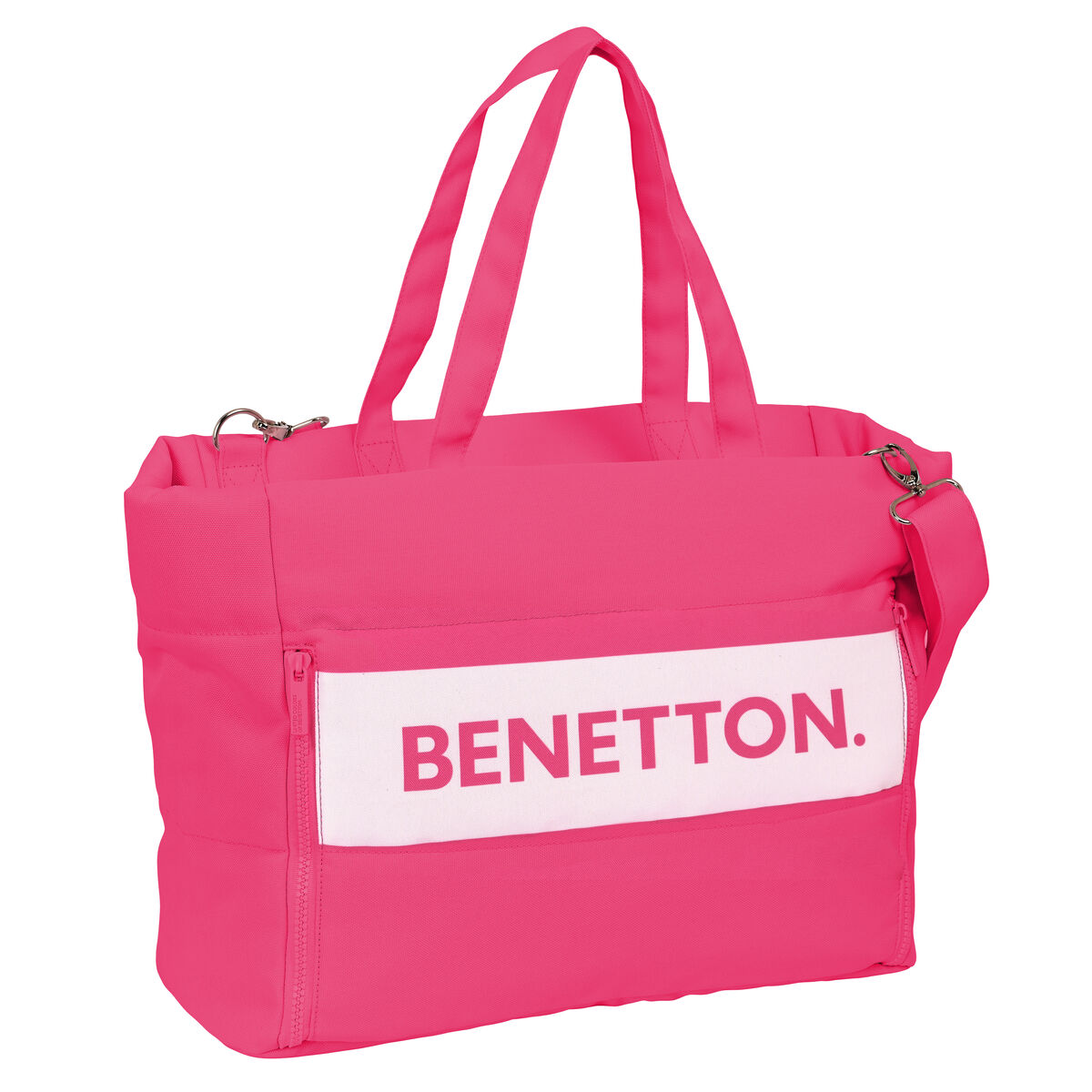 Valigetta Per Portatile Benetton Raspberry Fucsia (54 X 31 X 17 Cm)