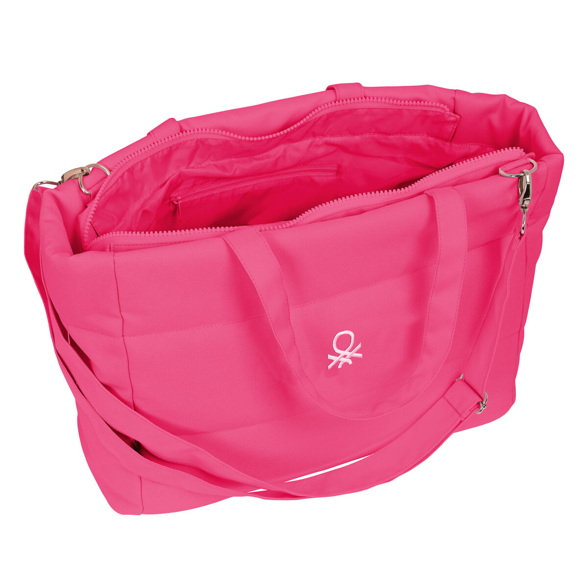 Valigetta Per Portatile Benetton Raspberry Fucsia (54 X 31 X 17 Cm) - Image 4