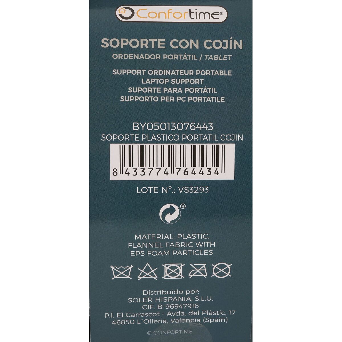 Supporto Per Portatile Confortime Plastica 48 X 33,5 Cm 6 Unità - Image 4