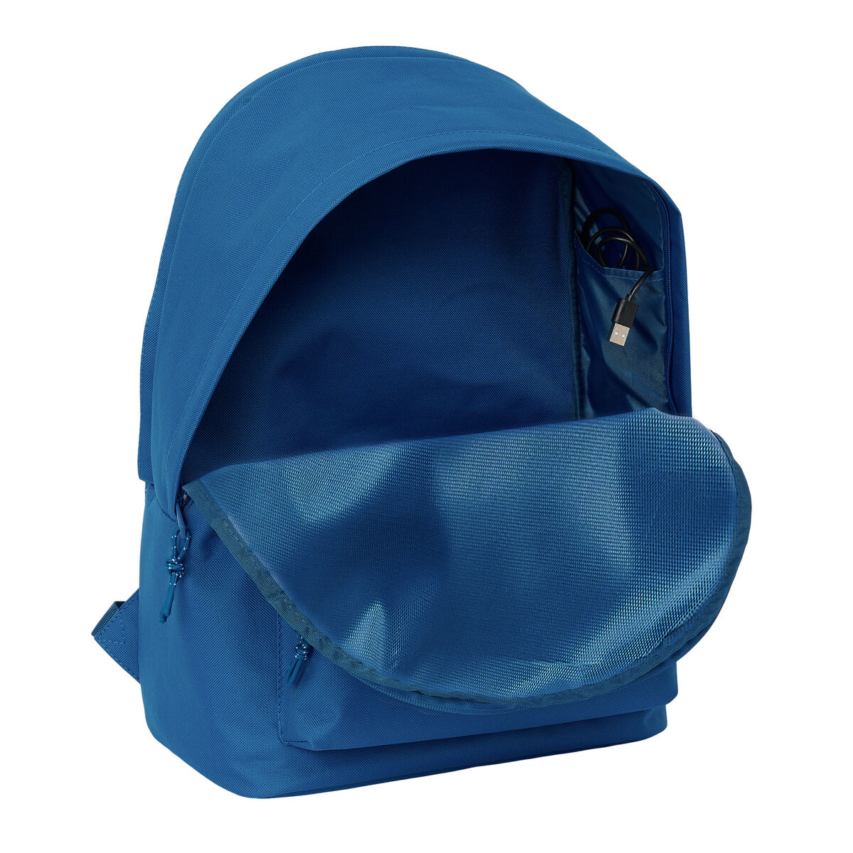 Zaino Per Portatile Real Madrid C.f. Azzurro 31 X 44 X 18 cm - Image 4