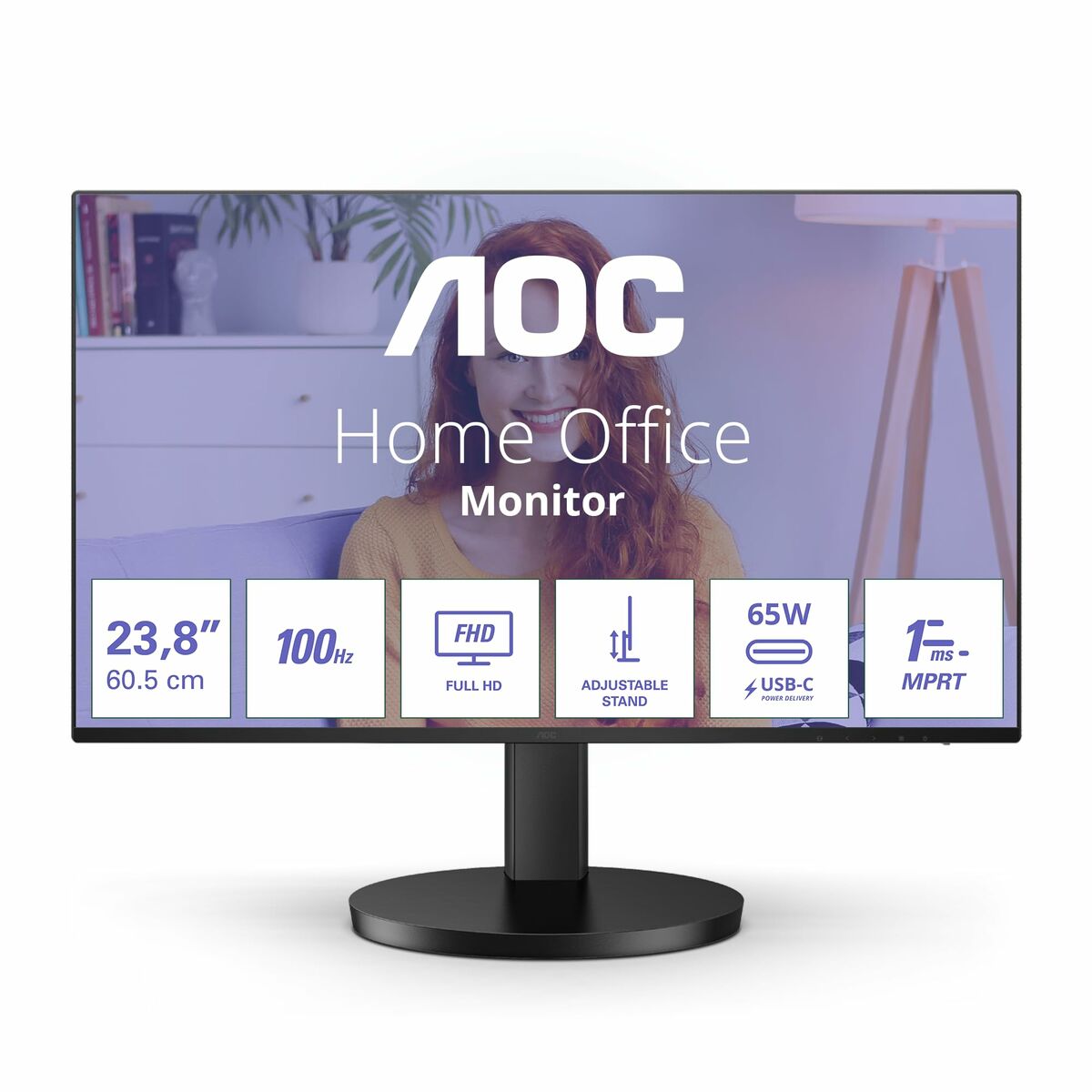 Monitor Aoc 24b3cf2 Full Hd 23,8"