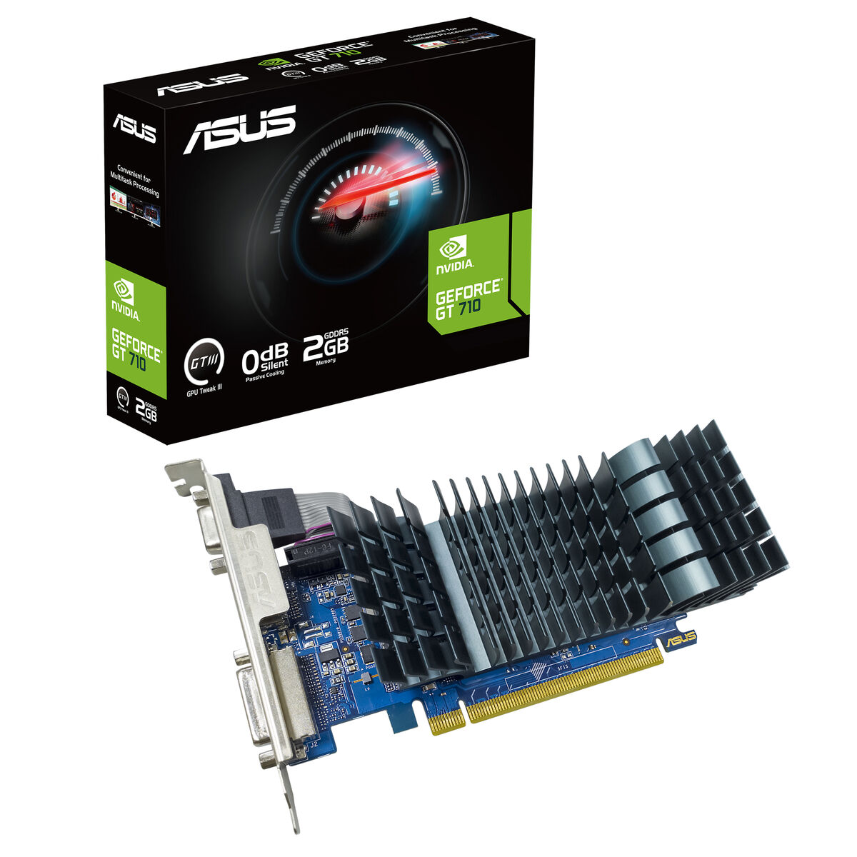 Scheda Grafica Asus 90yv0alA-M0na00 Nvidia Geforce Gt 710 Gddr5 - Image 4