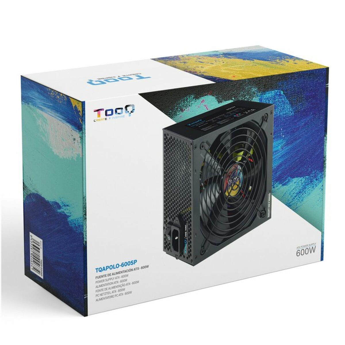 Fonte Di Alimentazione Tooq TqapolO-600sp Atx 600 W Ce - Rohs - Image 3