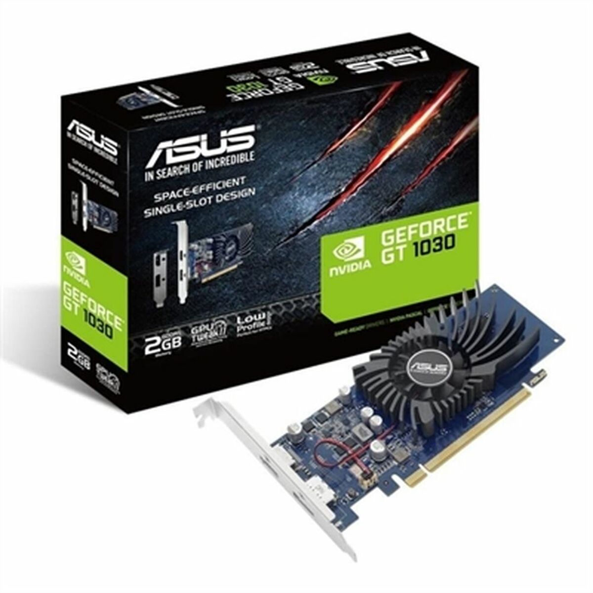 Scheda Grafica Asus Gt1030-2G-Brk Nvidia Geforce Gt 1030 Gddr5