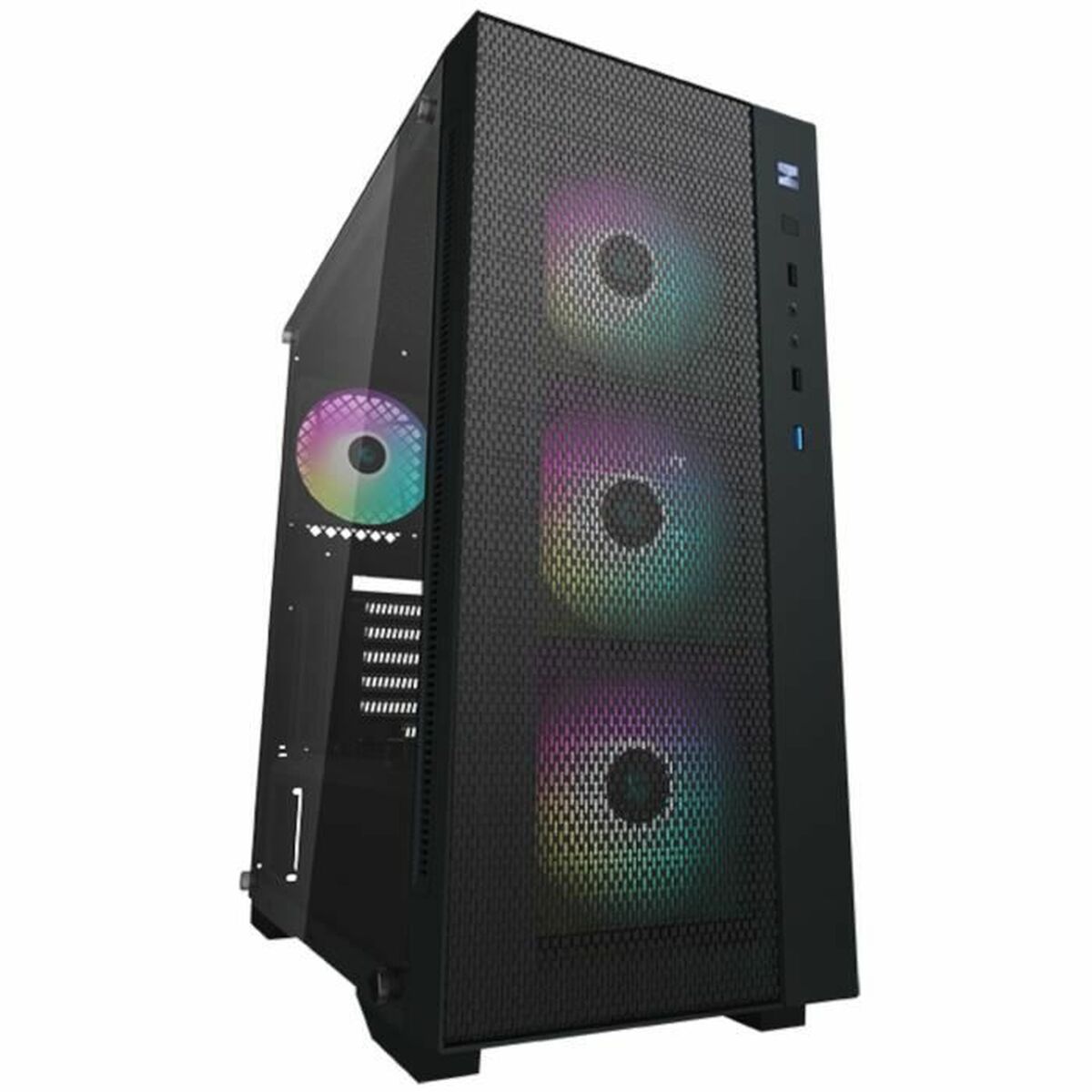 Case Computer Desktop Atx Deepcool Matrexx 55 Mesh AdD-Rgb 4f Nero