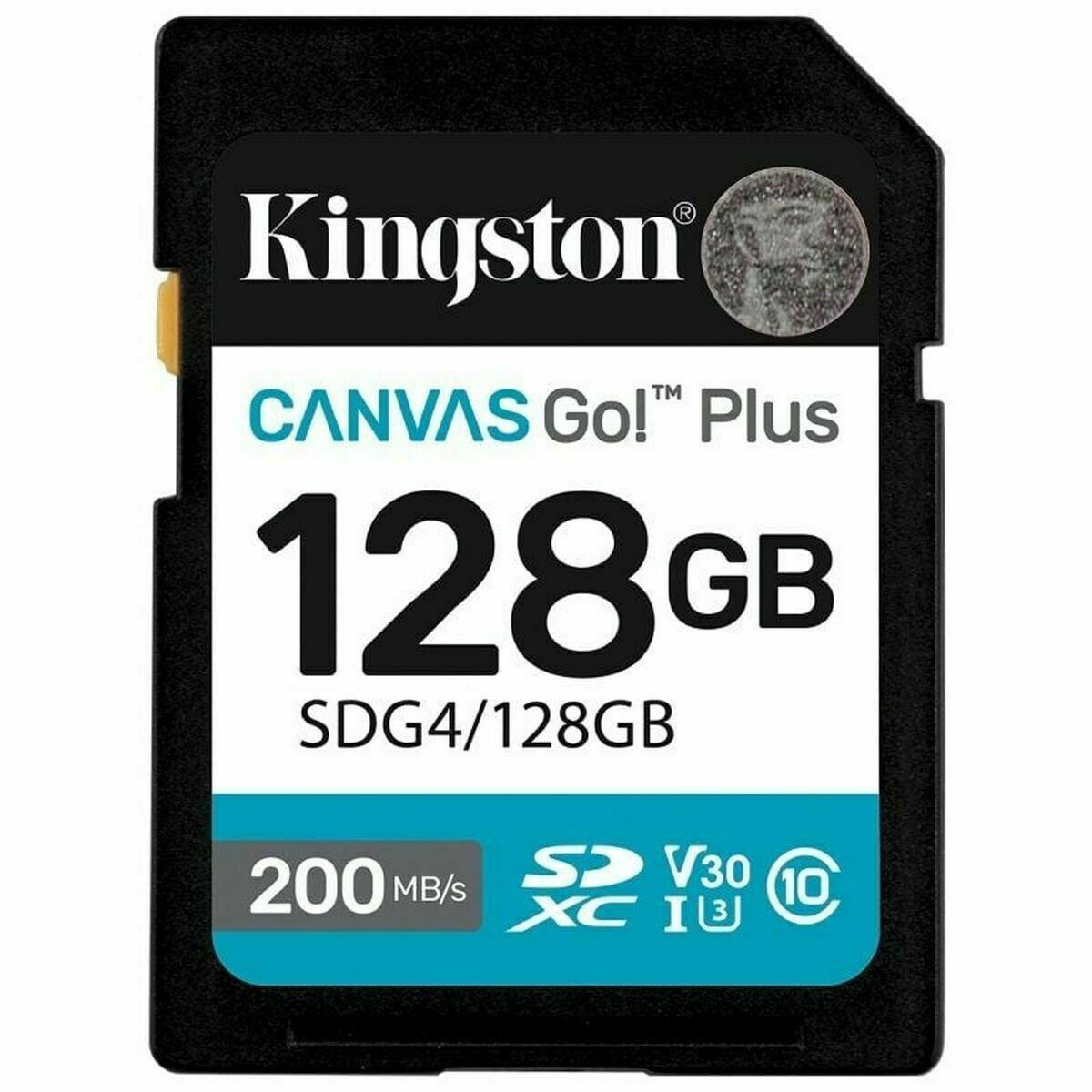 Scheda Di Memoria Sdxc Kingston Canvas Go! Plus 128 gb
