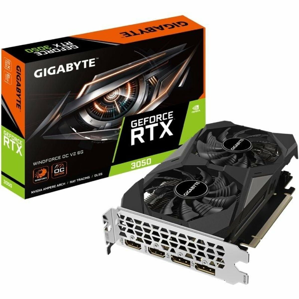 Scheda Grafica Gigabyte 9vn305wo62-00-G10 6 Gb Nvidia Geforce Rtx 3050 Gddr6