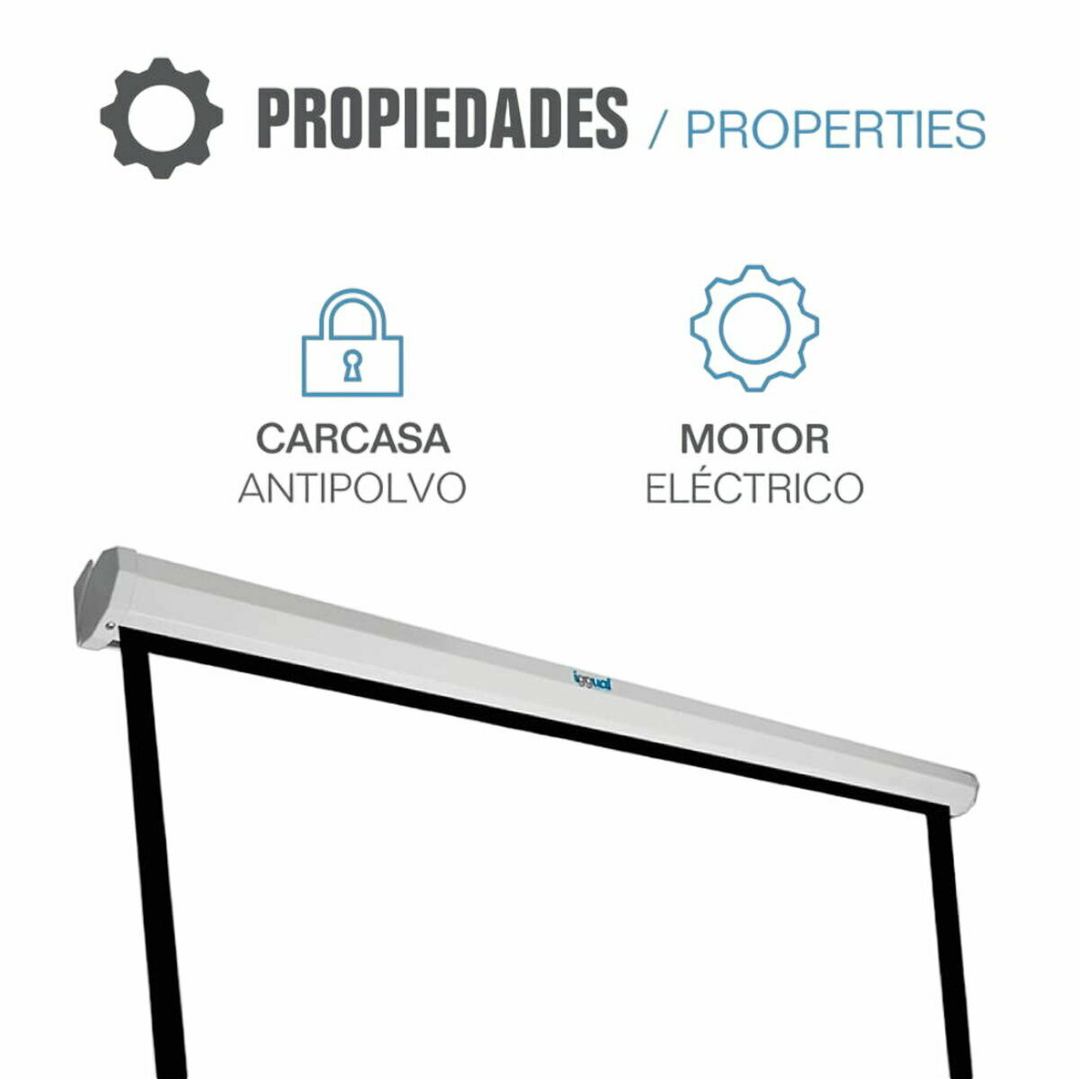 Schermo Elettrico Panoramico Iggual Psips184 - Image 6