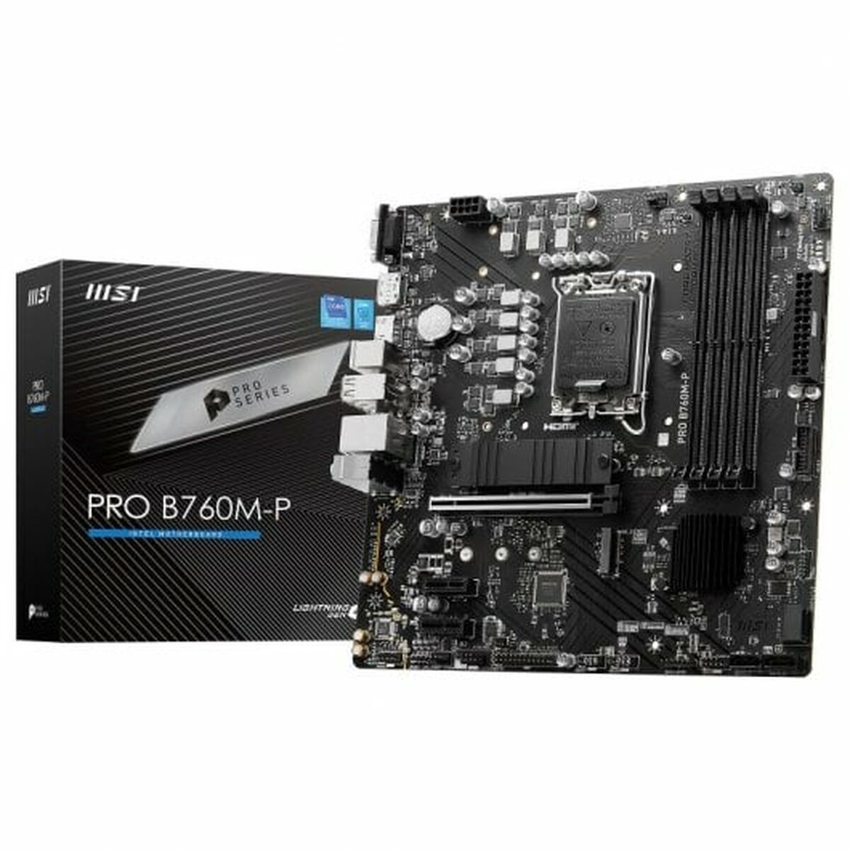 Scheda Madre Msi Pro B760M-P Ddr4 Lga 1700 Intel B760