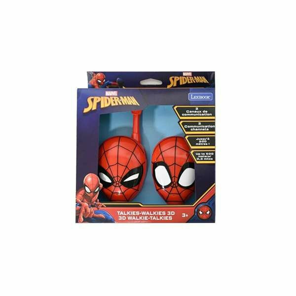 WalkiE-Talkie SpideR-Man Lexibook 3d