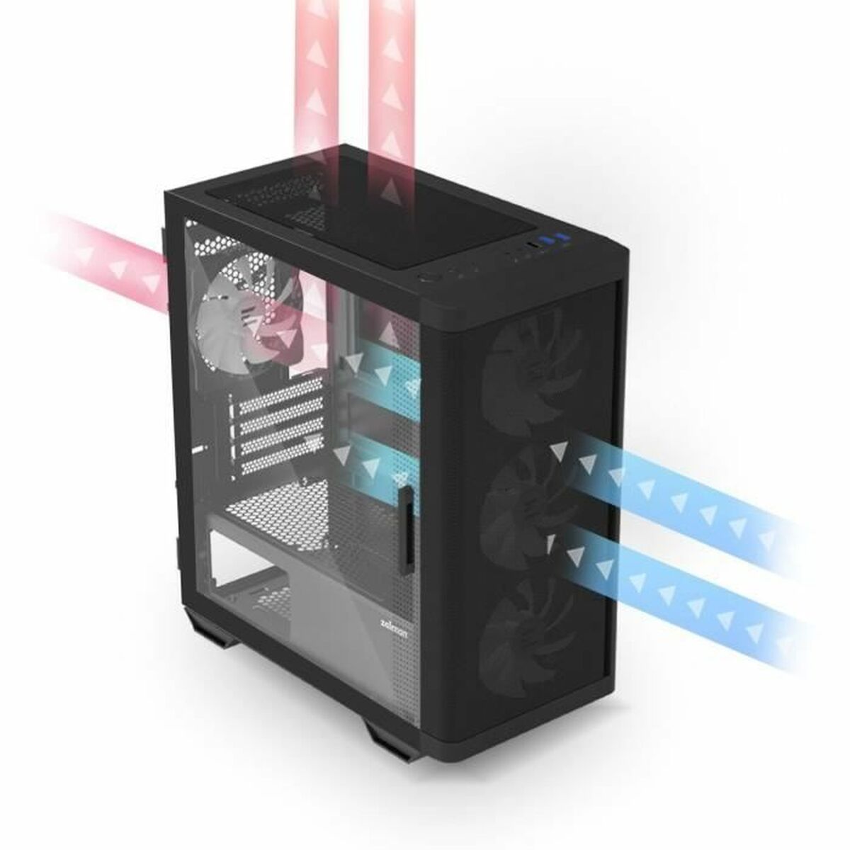 Case Computer Desktop Atx Zalman - Image 4
