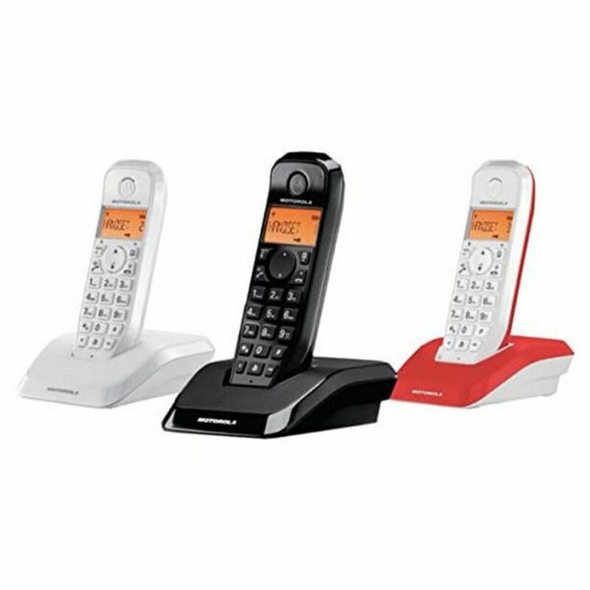 Telefono Senza Fili Motorola S12 Trio Mix (3 Pcs) Multicolore