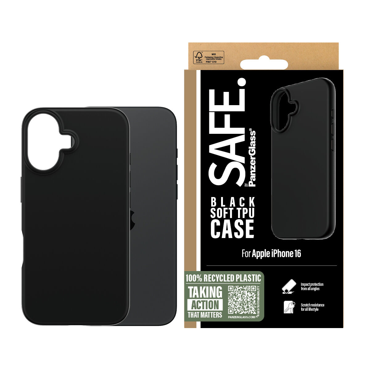 Protettore Schermo Per Cellulare Panzerglass Iphone 16 Apple