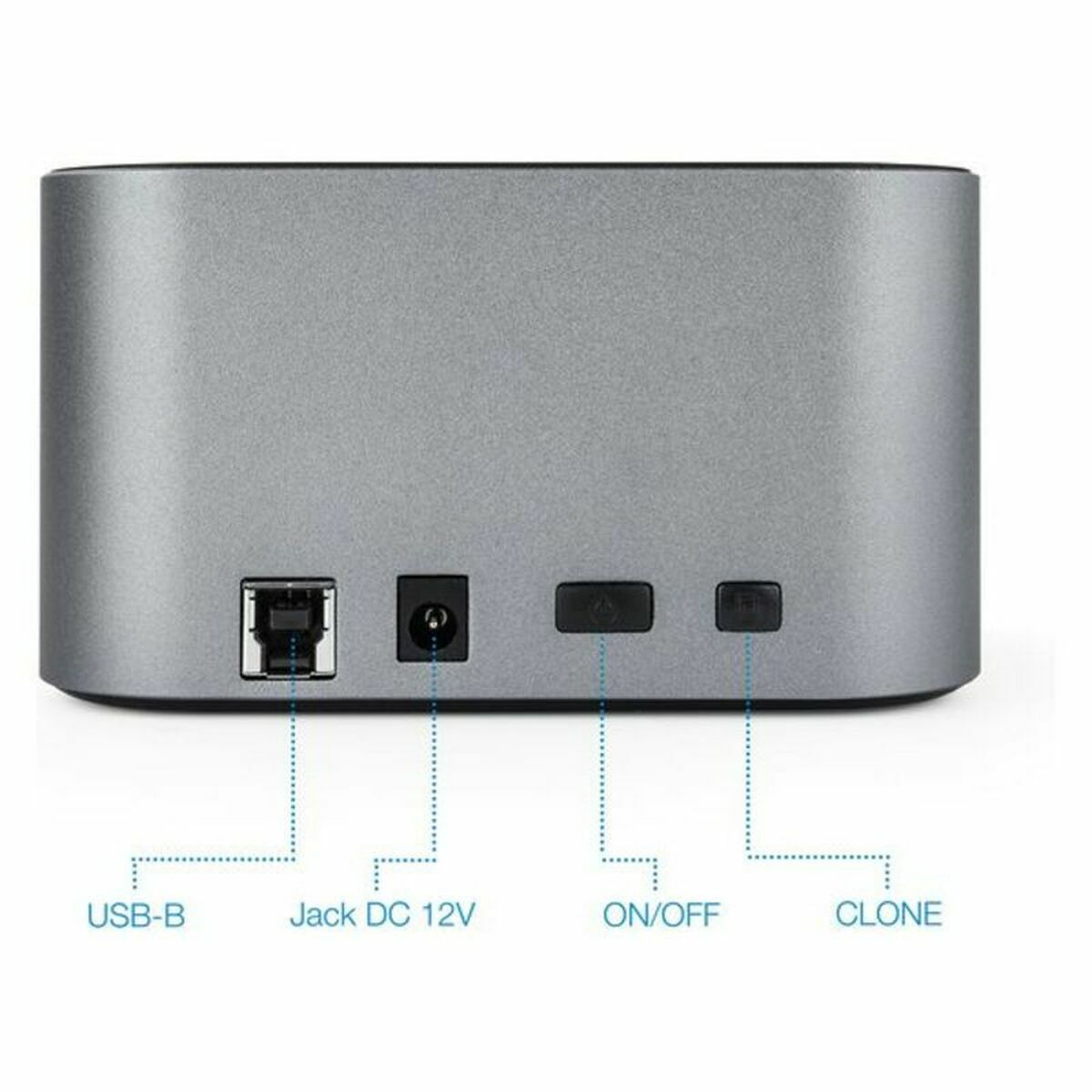 Dock Station Dual Tooq TqdS-805g 2.5"-3.5" Hdd/ssd Sata Usb 3.0 - Image 5
