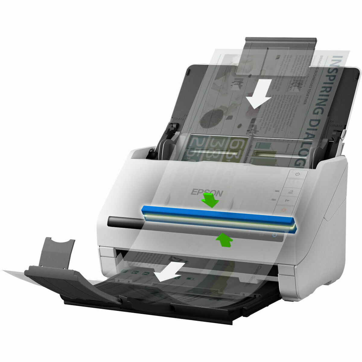 Scanner Epson Workforce Ds530ii 35-70 Ppm