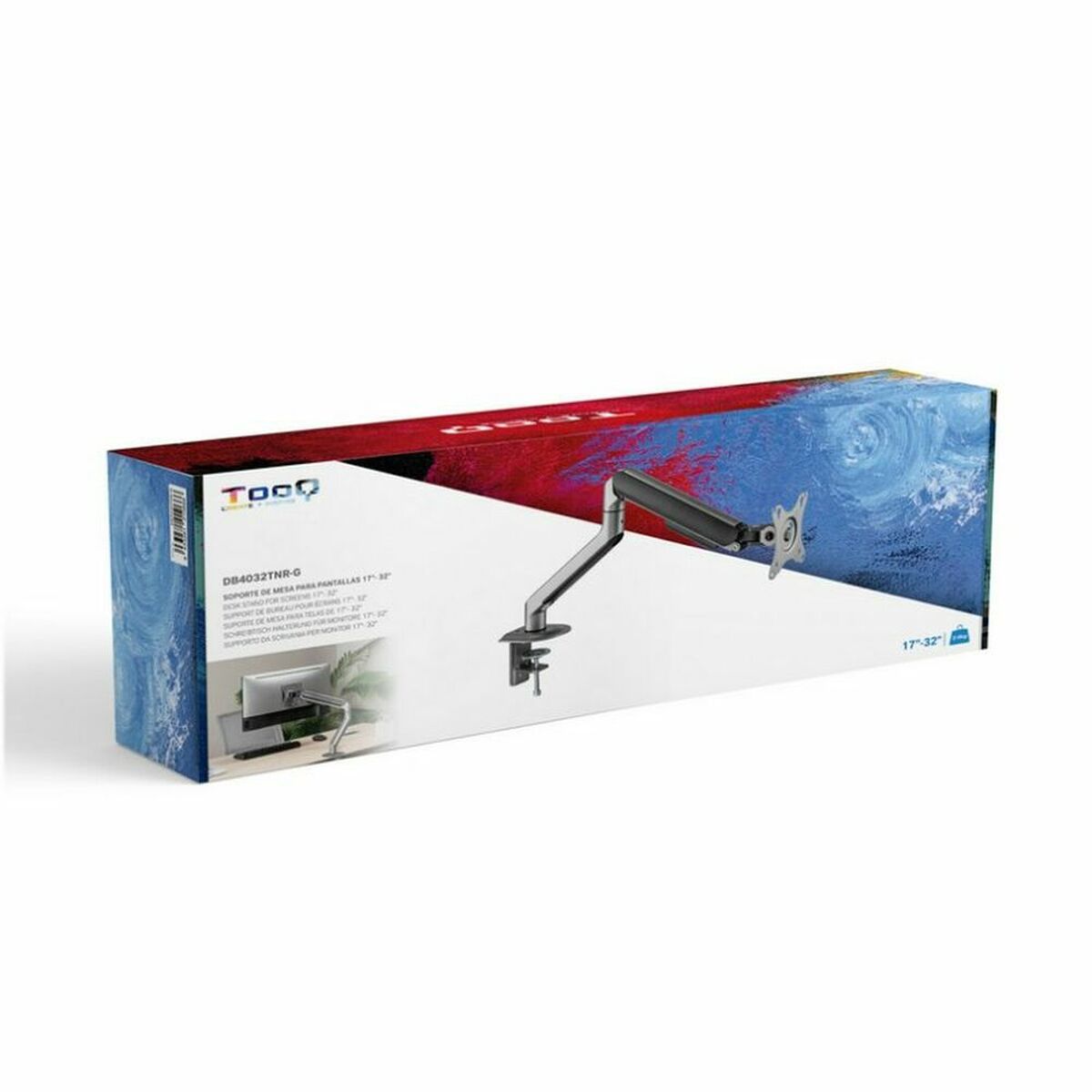 Supporto Da Tavolo Per Schermo Tooq Db4032tnR-G 17"-32" - Image 4