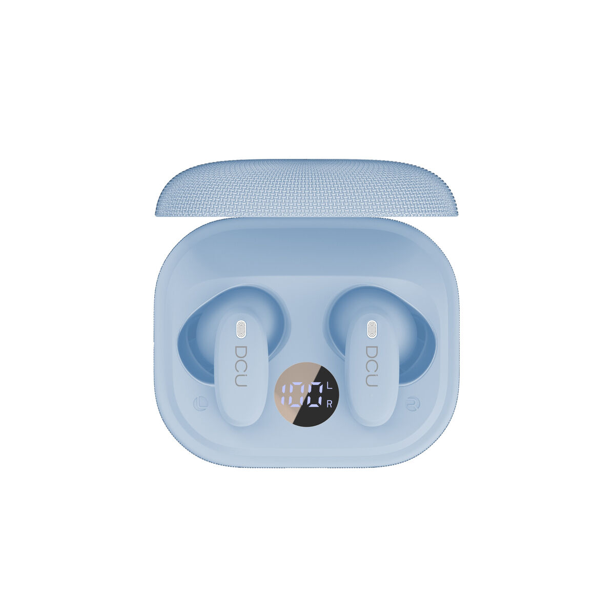 Auricolari Wireless Con Custodia Di Ricarica Dcu 34152092 Azzurro Grigio - Image 3