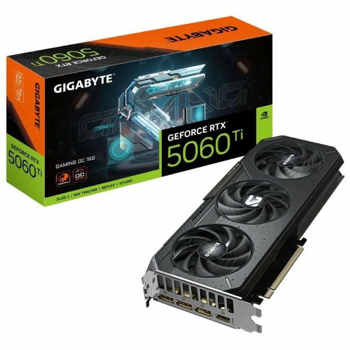Scheda Grafica Gigabyte 9vn506tgO-00-G10 Geforce Rtx 5060 Ti 16 Gb Gddr6 Gddr7