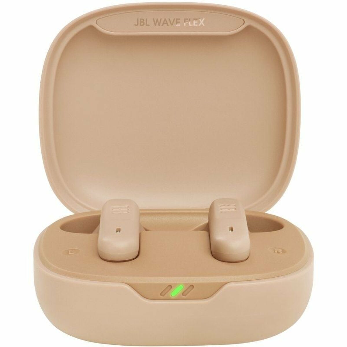 Auricolari Wireless Con Custodia Di Ricarica Jbl Wave Flex Beige - Image 3