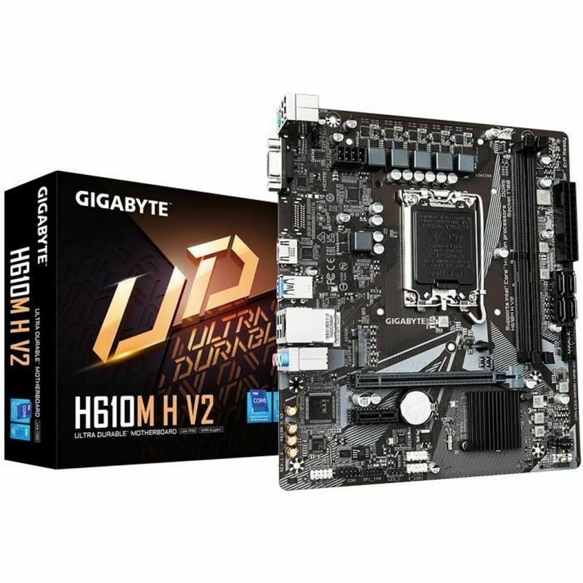 Scheda Madre Gigabyte H610m H V2 H610 Lga 1700