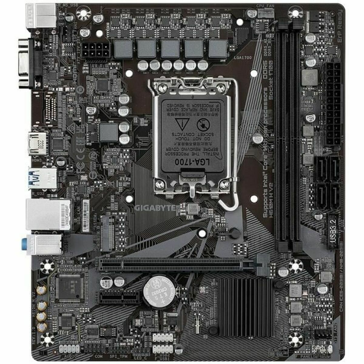 Scheda Madre Gigabyte H610m H V2 H610 Lga 1700 - Image 3
